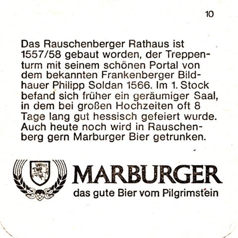 marburg mr-he marburger aus der 6b (quad185-das rauschenberger 10-schwarz) 